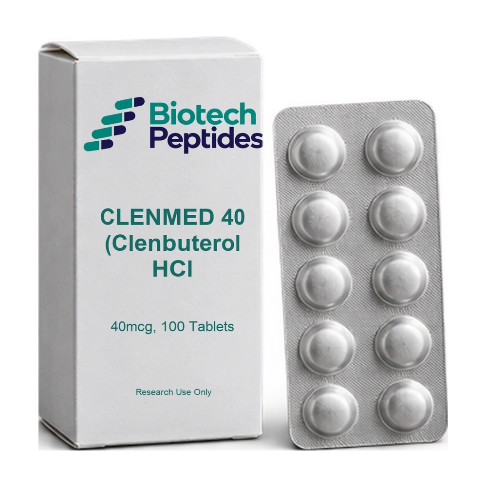 CLENMED 40 (Clenbuterol HCl 40mcg, 100 Tablets) — Biotech Peptides