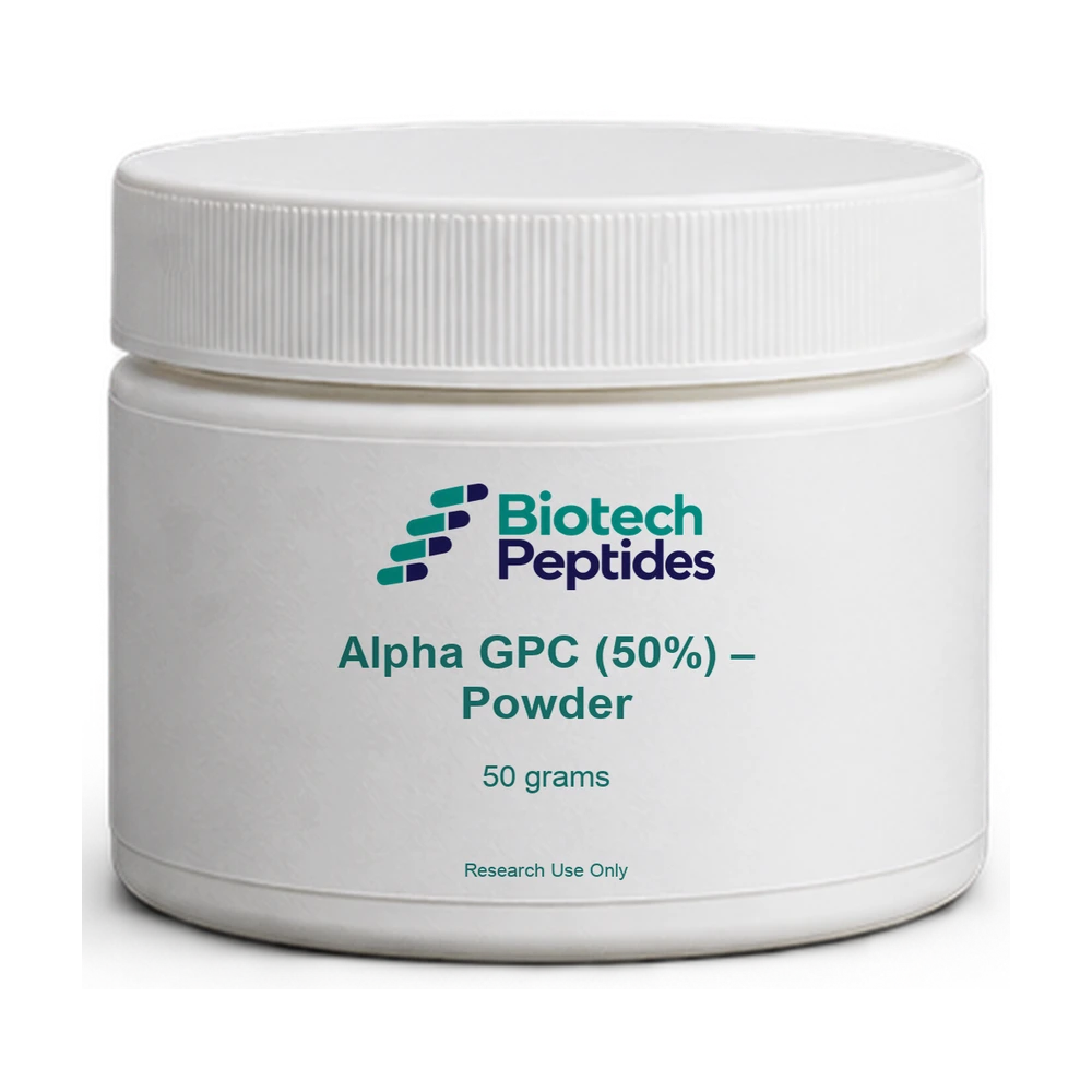 Alpha GPC (50%) – Powder, 50 grams — Biotech Peptides