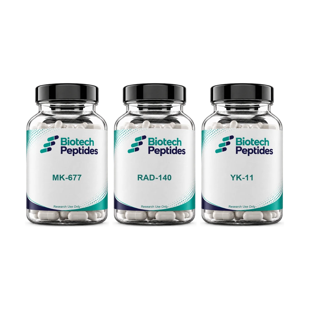 The White Kong Stack (MK 677 + RAD 140 + YK11) — Biotech Peptides
