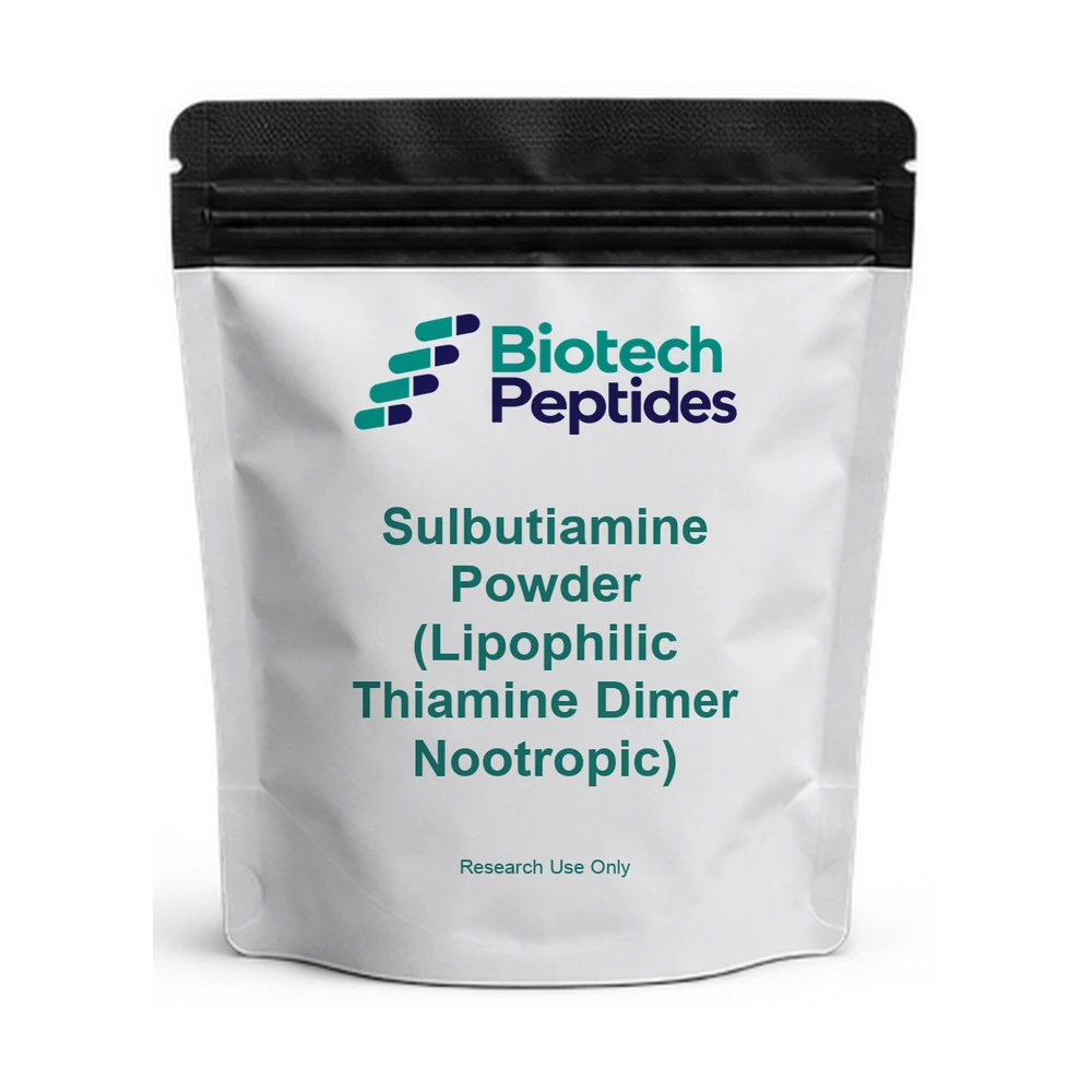 Sulbutiamine Powder (Lipophilic Thiamine Dimer Nootropic) — Biotech Peptides