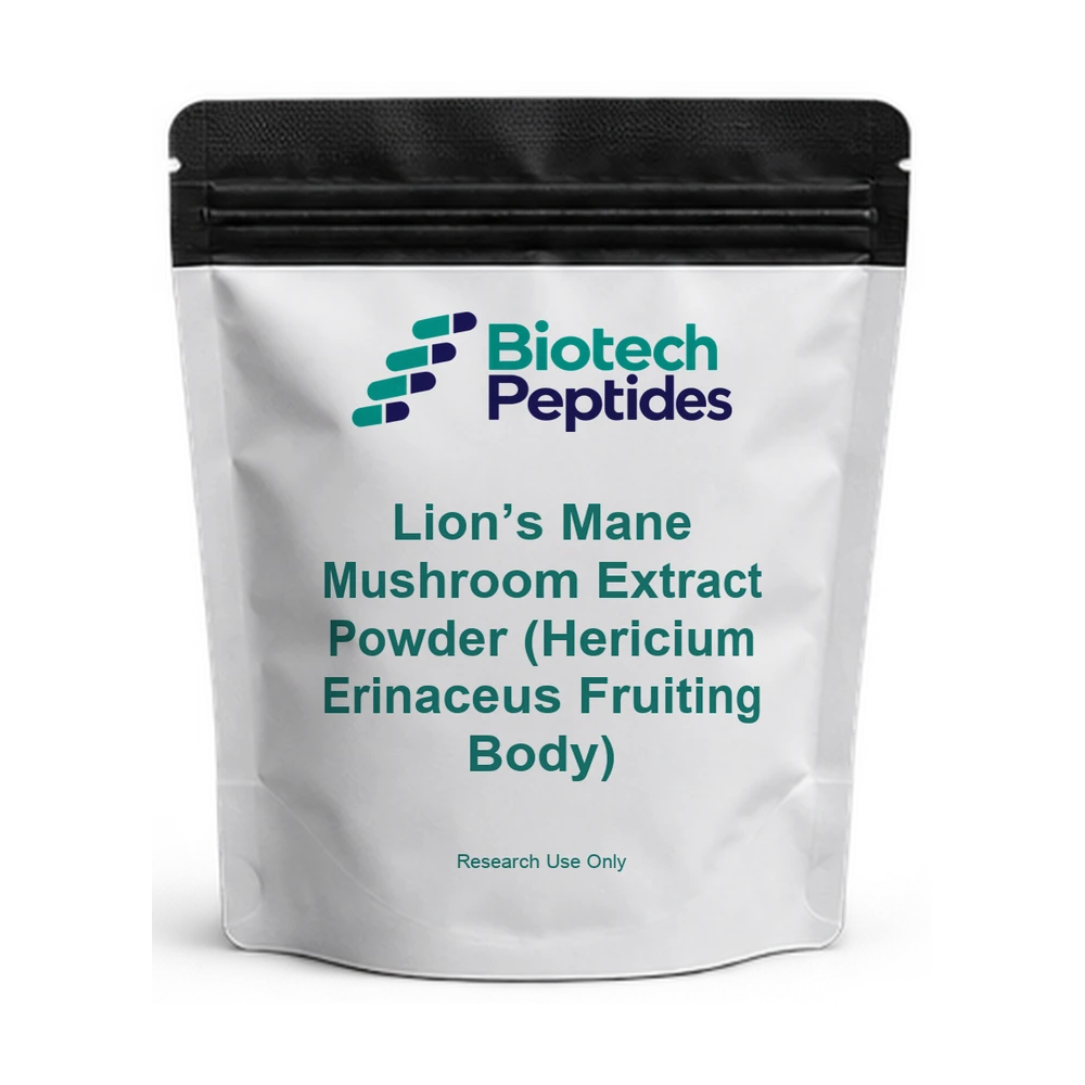Lion’s Mane Mushroom Extract Powder (Hericium Erinaceus Fruiting Body) — Biotech Peptides