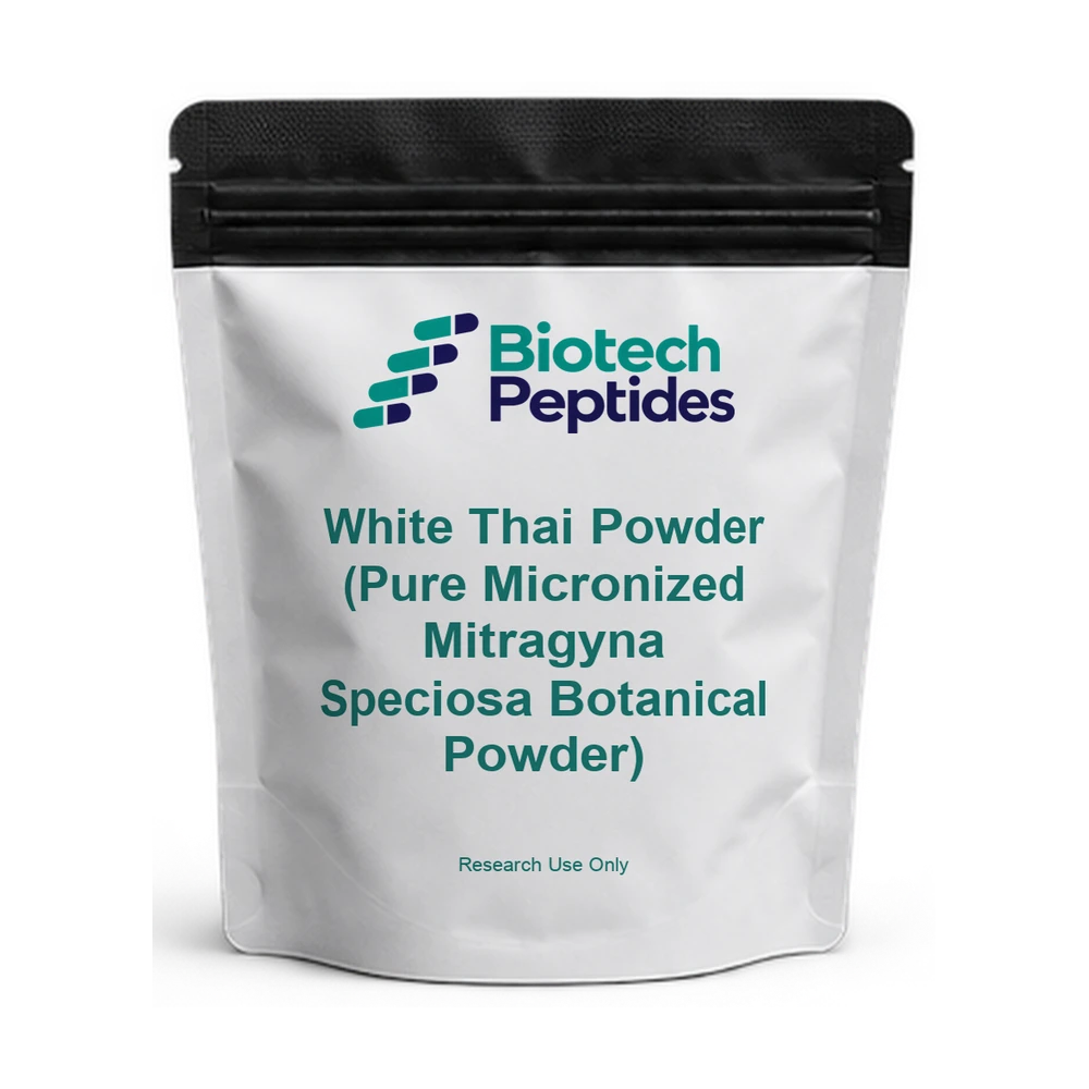 White Thai Powder (Pure Micronized Mitragyna Speciosa Botanical Powder) — Biotech Peptides