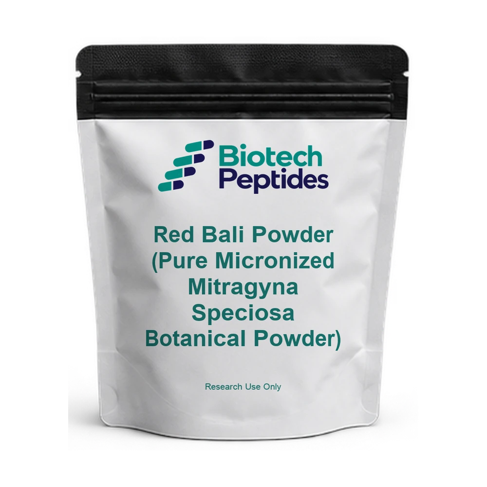 Red Bali Powder (Pure Micronized Mitragyna Speciosa Botanical Powder) — Biotech Peptides