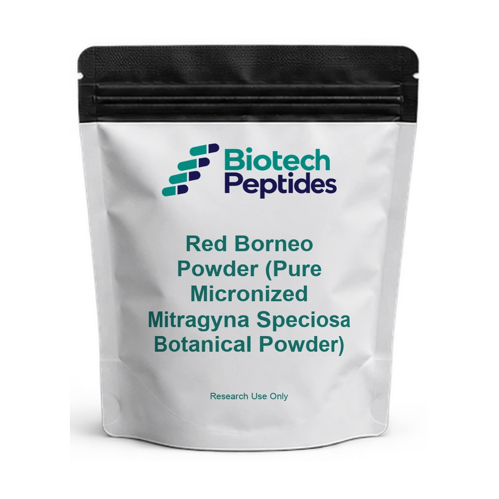 Red Borneo Powder (Pure Micronized Mitragyna Speciosa Botanical Powder) — Biotech Peptides