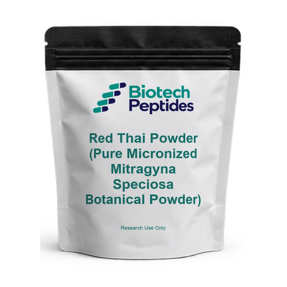Red Thai Powder (Pure Micronized Mitragyna Speciosa Botanical Powder) — Biotech Peptides