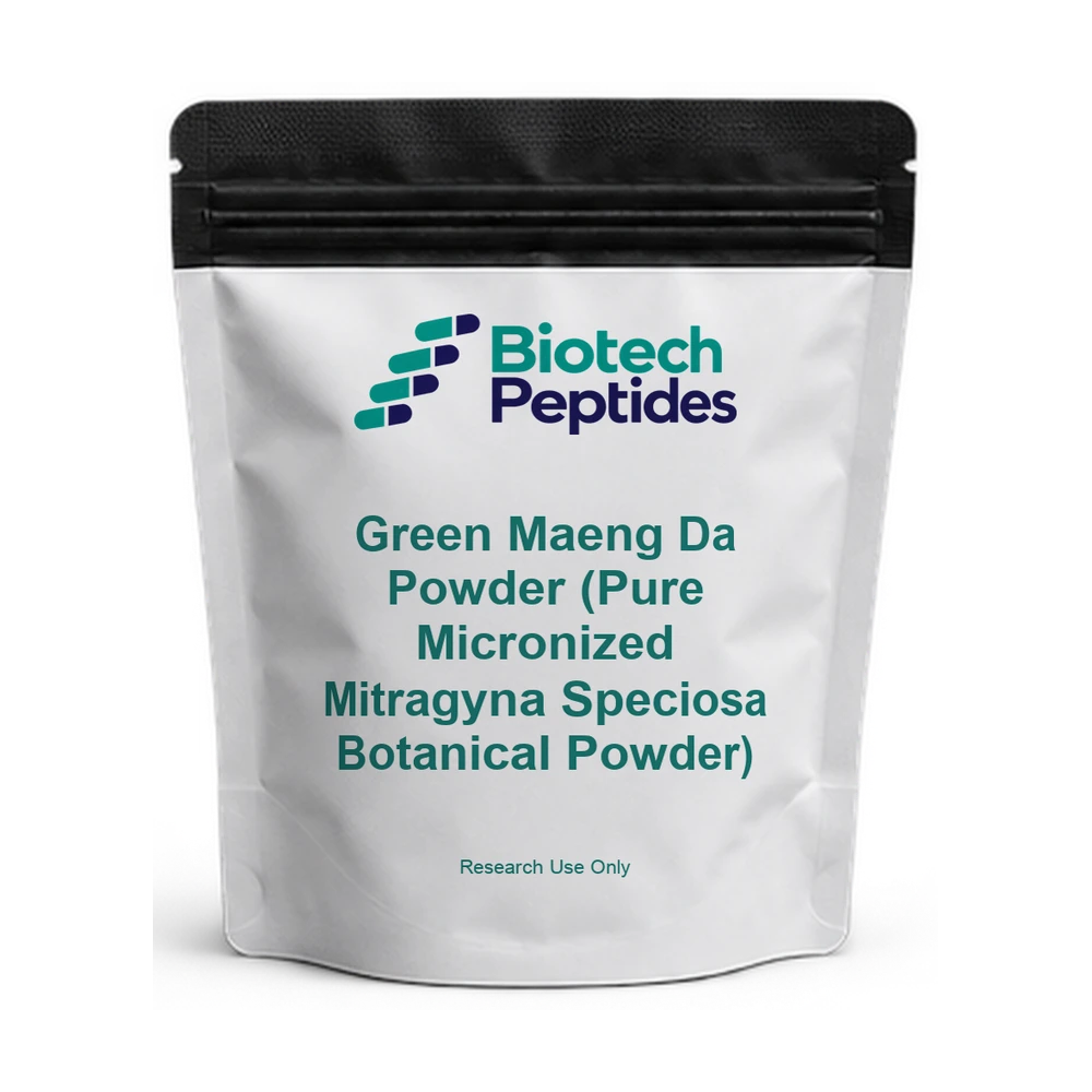Green Maeng Da Powder (Pure Micronized Mitragyna Speciosa Botanical Powder) — Biotech Peptides