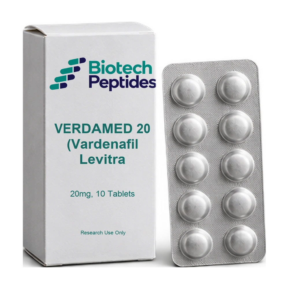 VERDAMED 20 (Vardenafil Levitra 20mg, 10 Tablets) — Biotech Peptides